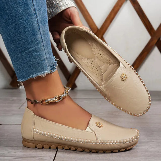🔥Best Seller-Last Day Sale 60% OFF🔥 Orthopedic leather shoes, Lightweight, Anti-Slip, Breathable for Women